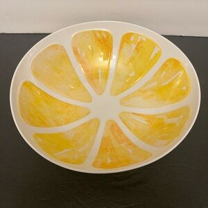NWT Lemon Melamine Serving Bowl